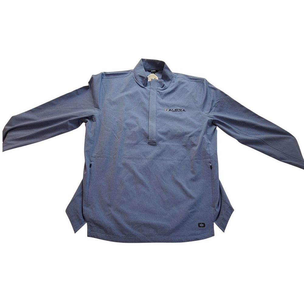 OGIO Men's‎ Alera Marine Group Quarter Zip Pullover Blue XL Performance Top